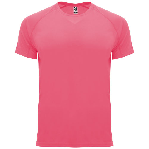 T-shirt sport Homme personnalisé 135gr Bahrain ROLY Rose lady fluo
